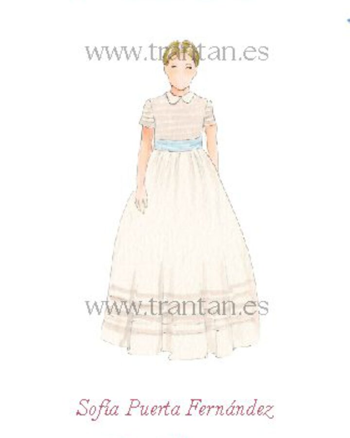 Recordatorio primera comunion niña original acuarela-03