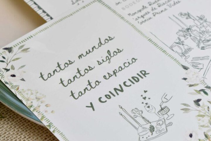 Lamina decorativa pared frase manuscrita con ilustraciones botanicas acuarela limones hojas papel