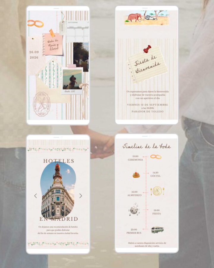 pagina-web-collage-fotos-invitacion-de-boda-digital