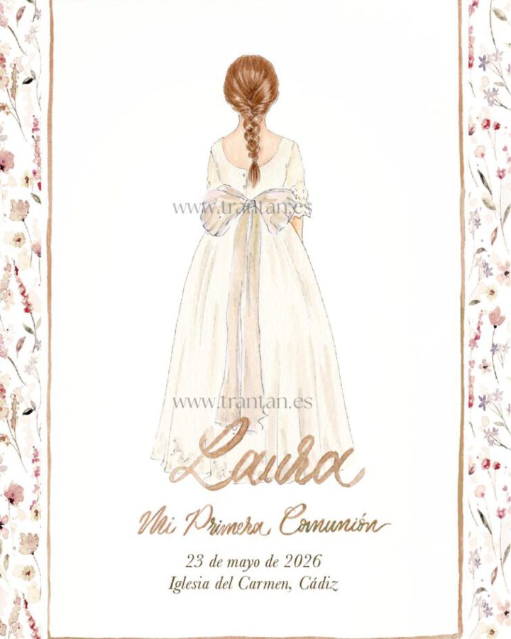 primera comunion acuarela niña-02