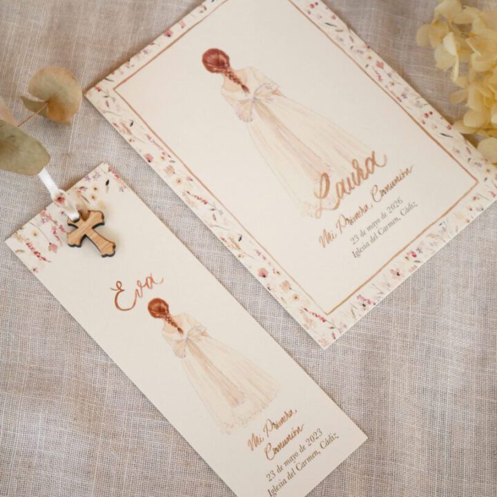 recordatorio-y-marcapáginas-lazada-y-cruz-flora